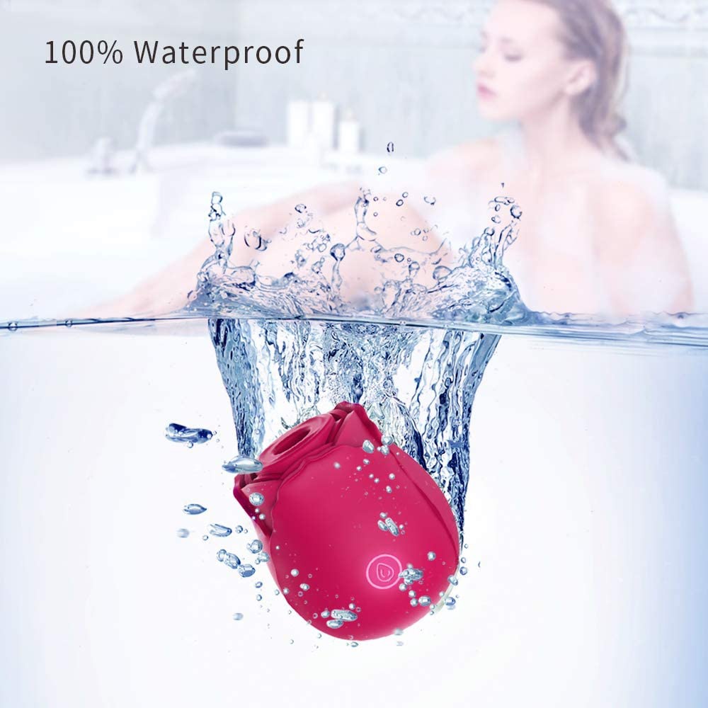 Rose Toy Vibrator for Women is 100% waterproof