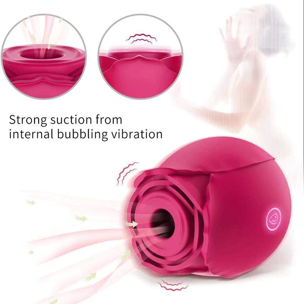 Rose Toy Vibrator for Women pink color