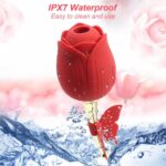 Juguete rosa mariposa IPX7 impermeable fácil de limpiar