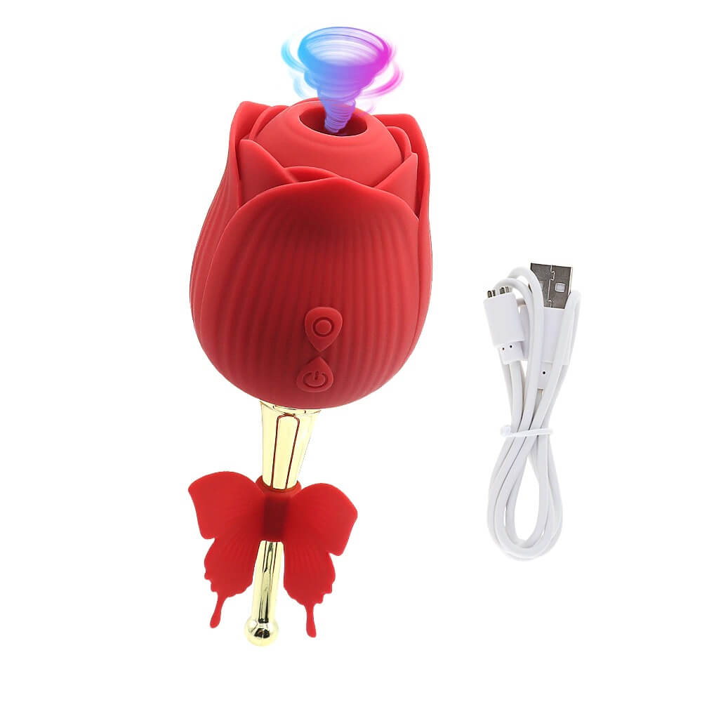 jouet rose papillon pour femmes avec usb