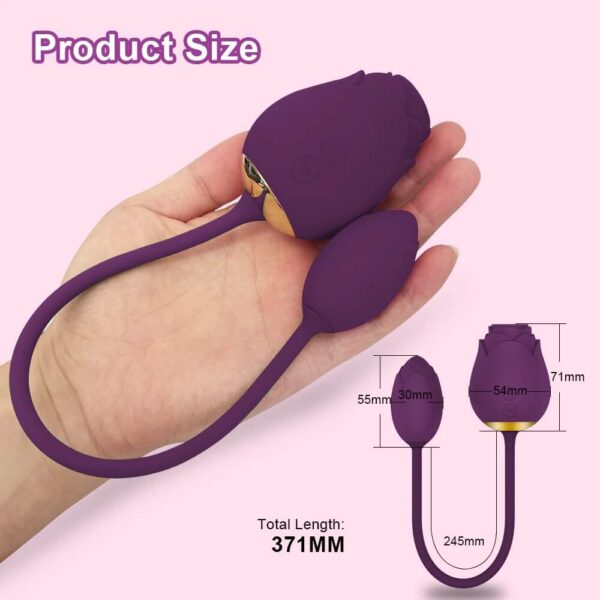 flower sex toy product size
