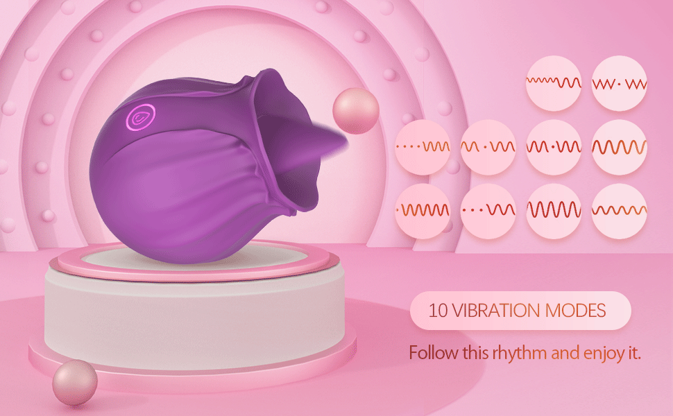 jouet rose 10 mode de vibration