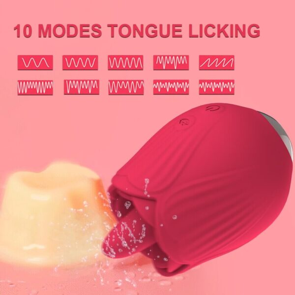 tongue toy for women with 10 modes of tongue licking