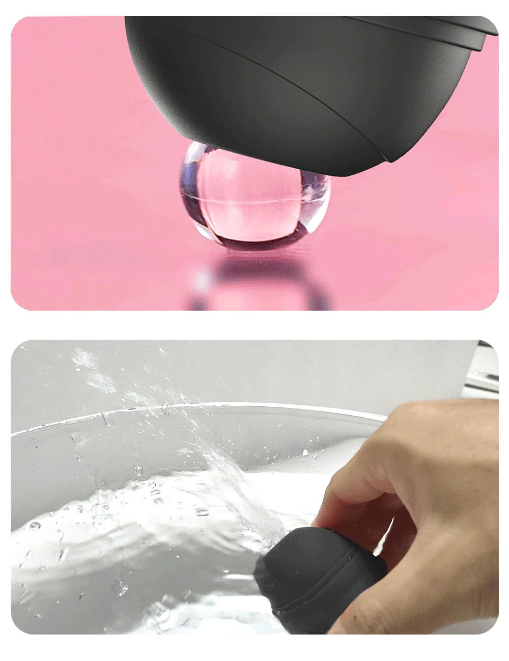 juguete de lujo rosa 100% resistente al agua