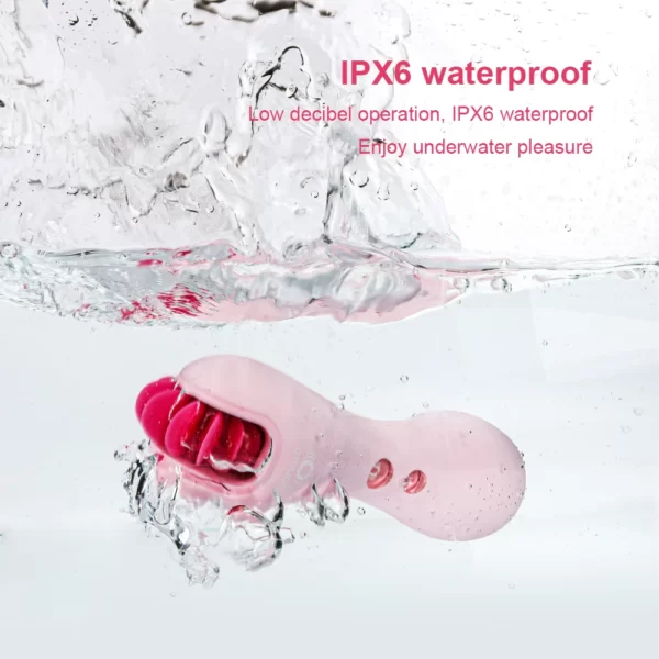 Juguete 2 en 1 Flor Rosa Pro IPX6 resistente al agua
