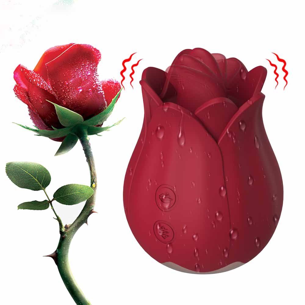 Вибратор розочка. Rose Toy. Rose Toy for women. Red quite.