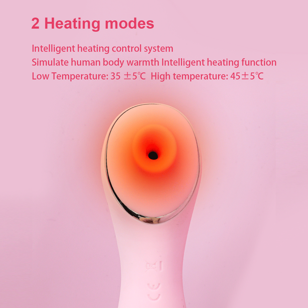 rose toy heating modes from 35 degrees to 45 degrees