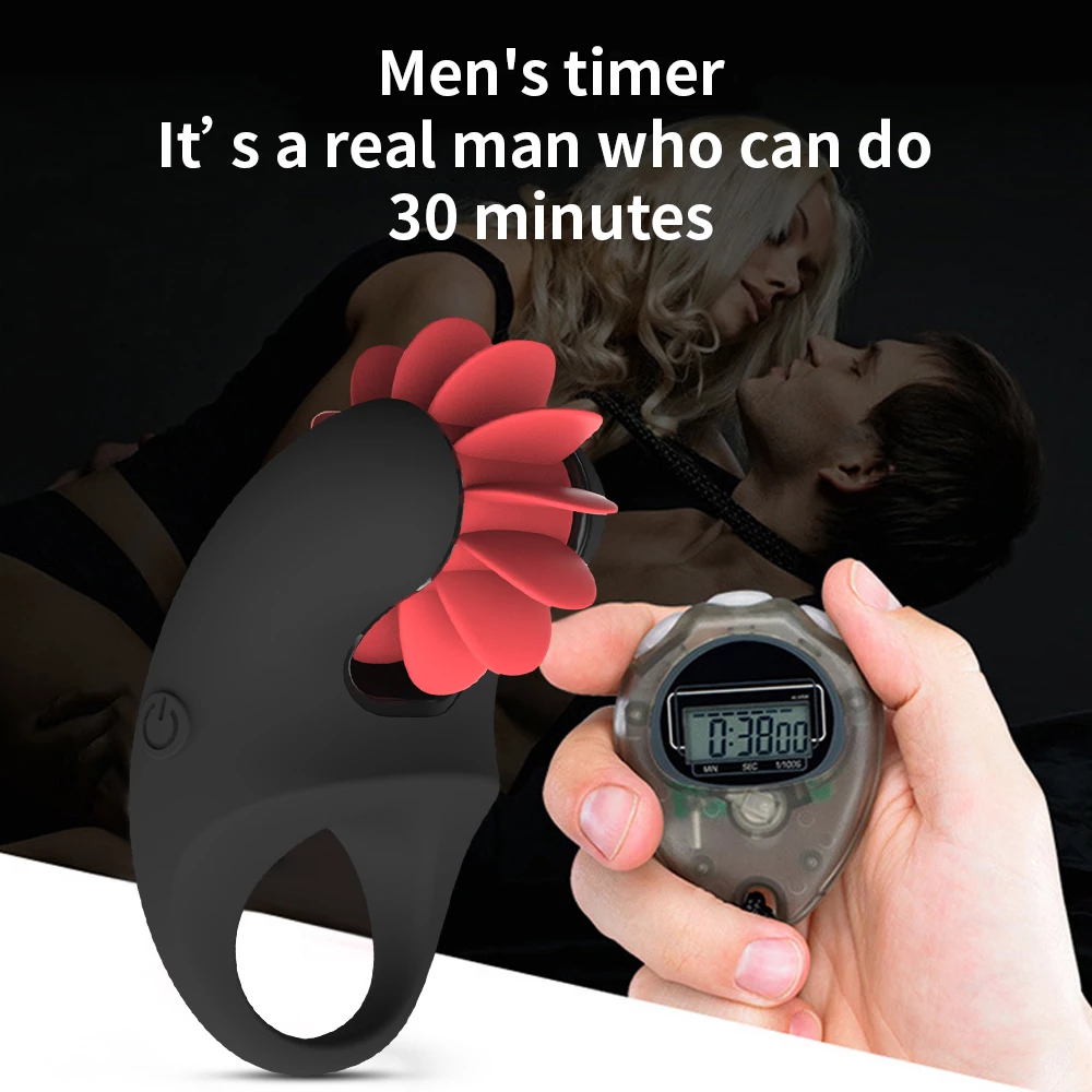 Clit Rose Toy voor penisvergroting 30 minuten
