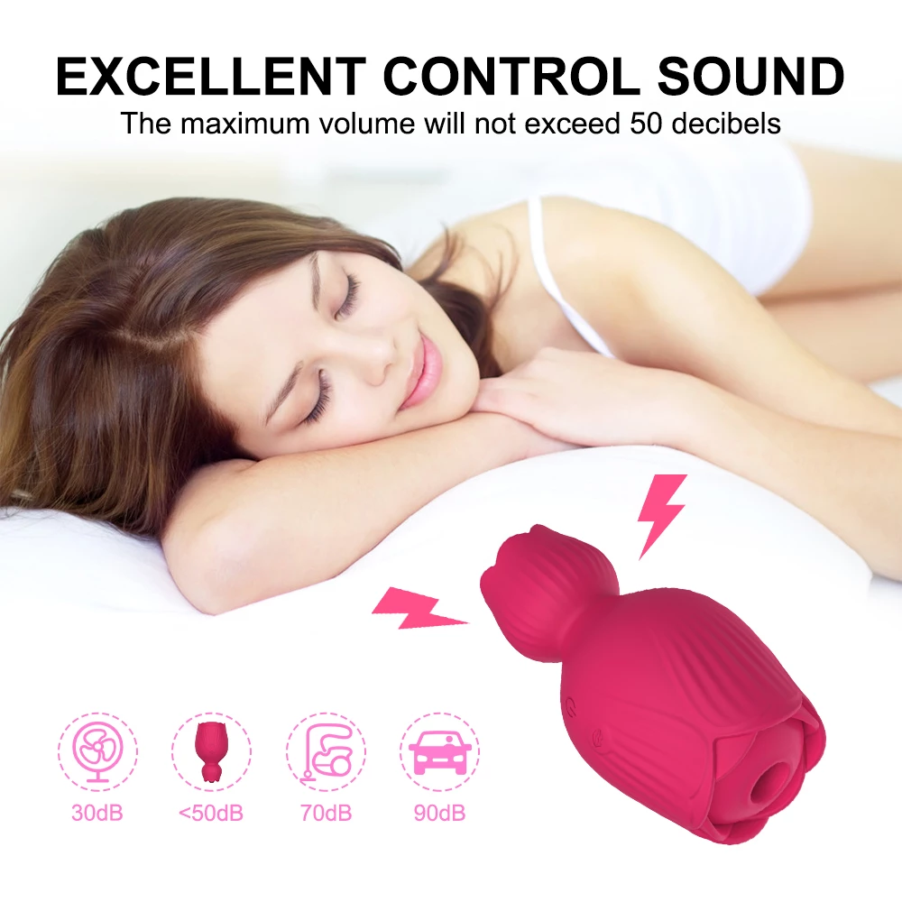 Juguete de doble cabeza de rosa excelente control de sonido menos de 50db
