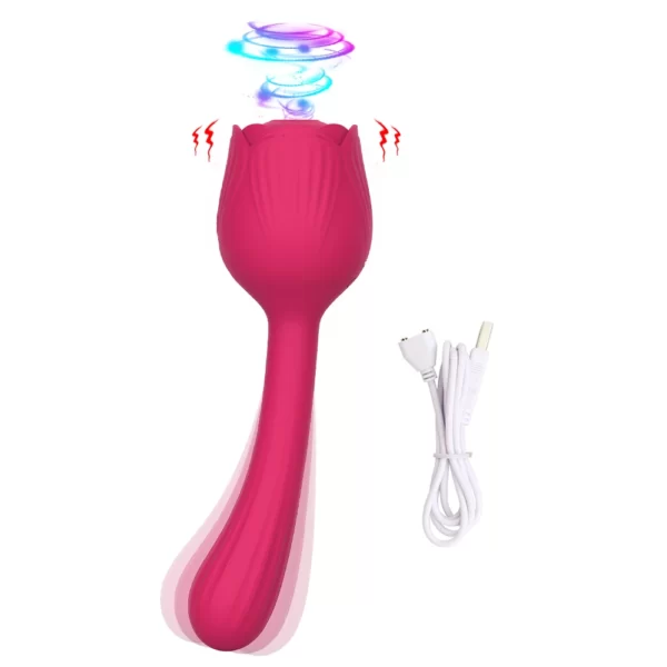 Dual Rose Toy with cable