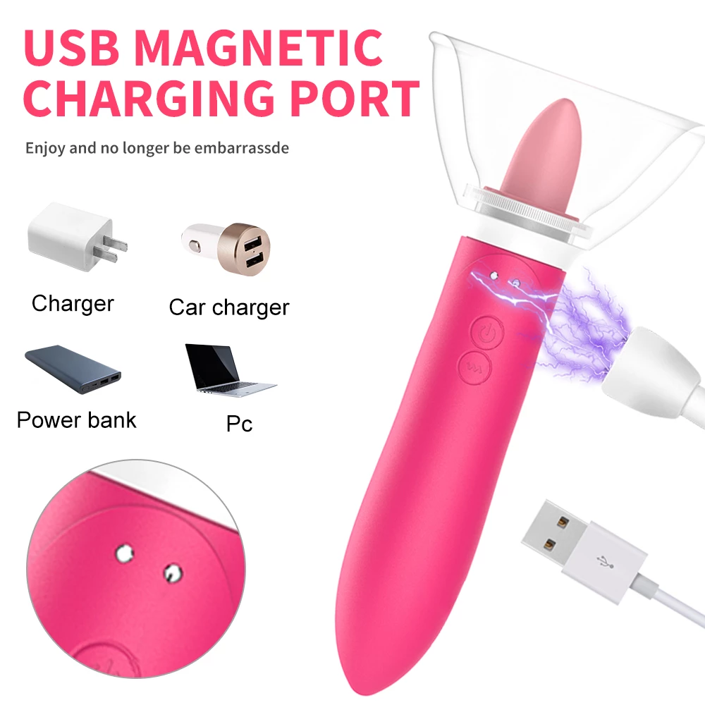Electric Nipple Sucker usb magnetic charging prot