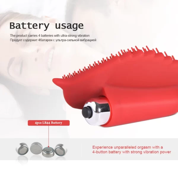 Leaf Type Wearable Vibrator battery usage