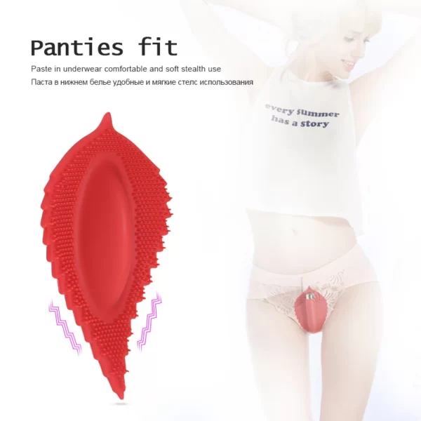 Leaf Type Wearable Vibrator suiable for panties fit underwear fit