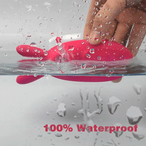 Rode Rozenbloem Toy gebruikt in water