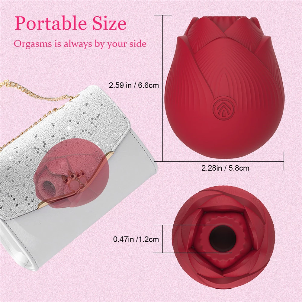 Rose Blossom Sex Toy protable size easy to carry
