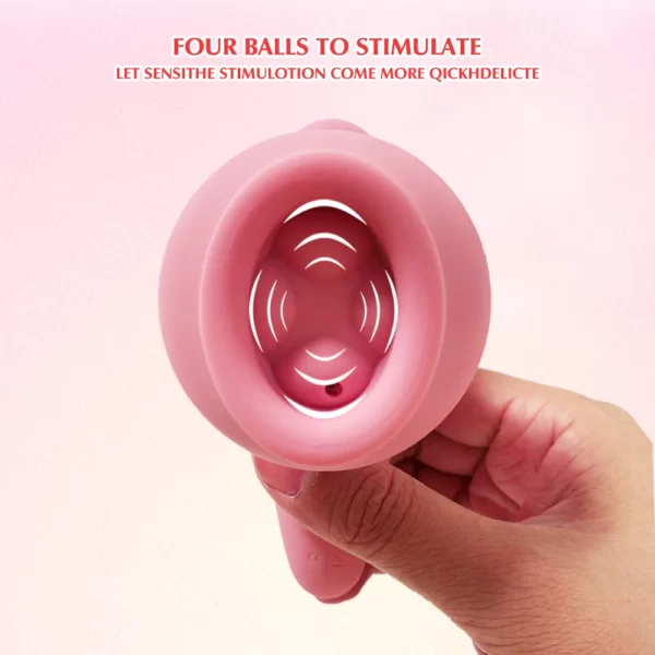 Silicone Nipple Sucker four balls to stimulate