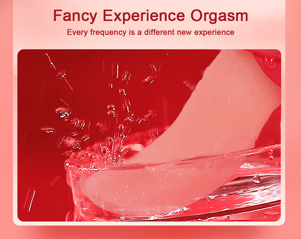 Lamer la lengua Vibrador rosa experiencia de lujo orgasmo