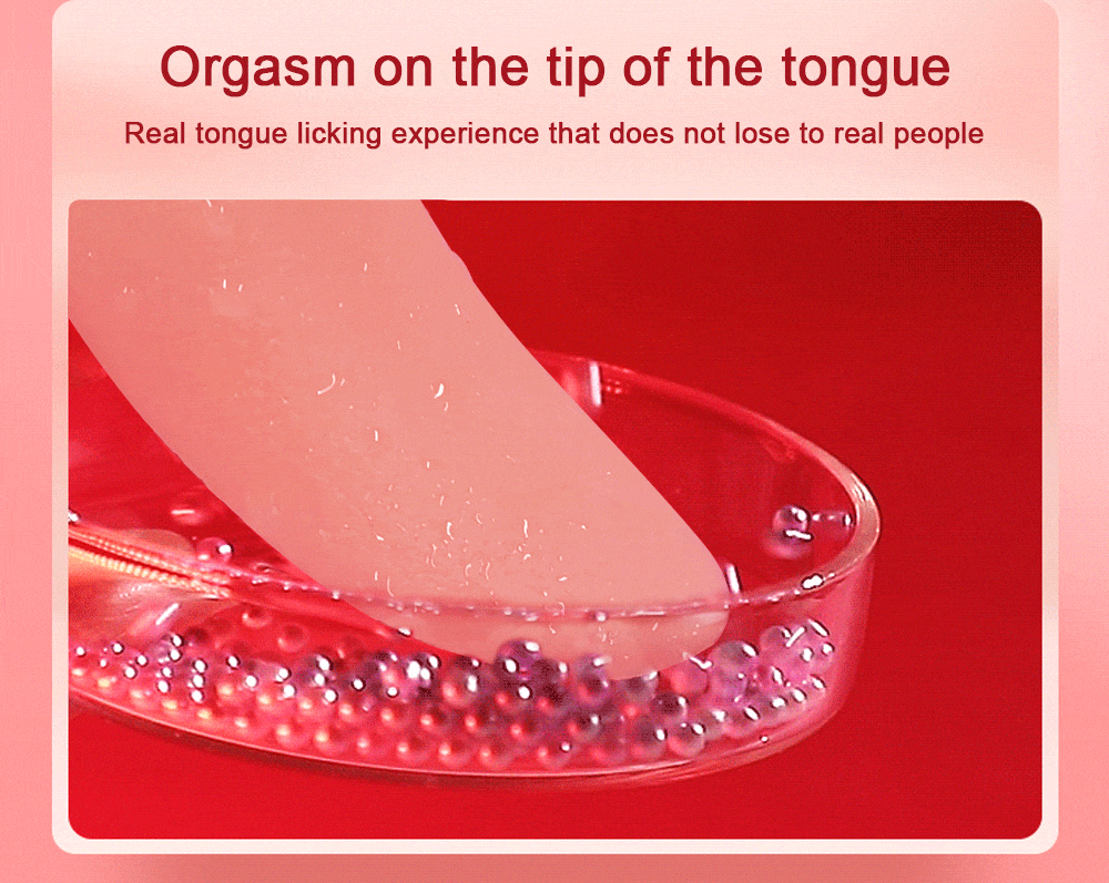 Vibrador rosa para lamer la lengua experiencia real de lamer la lengua