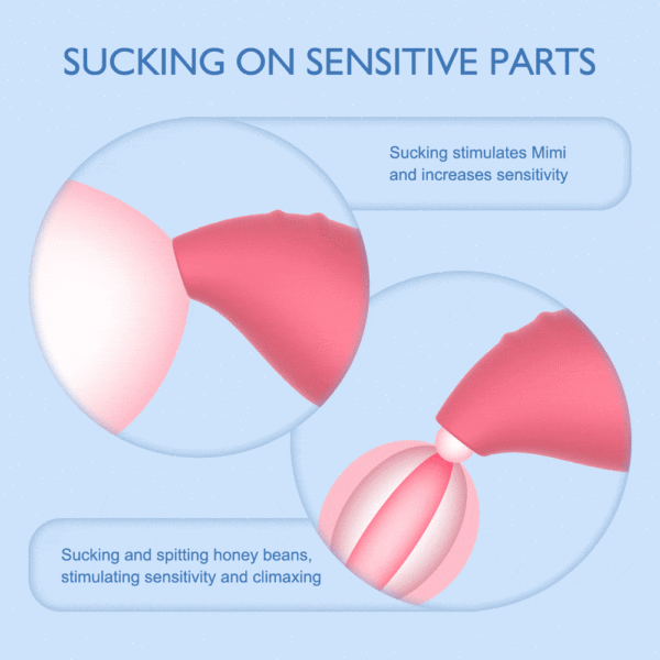 Vibrating Nipple Sucker sucking on sensitive parts