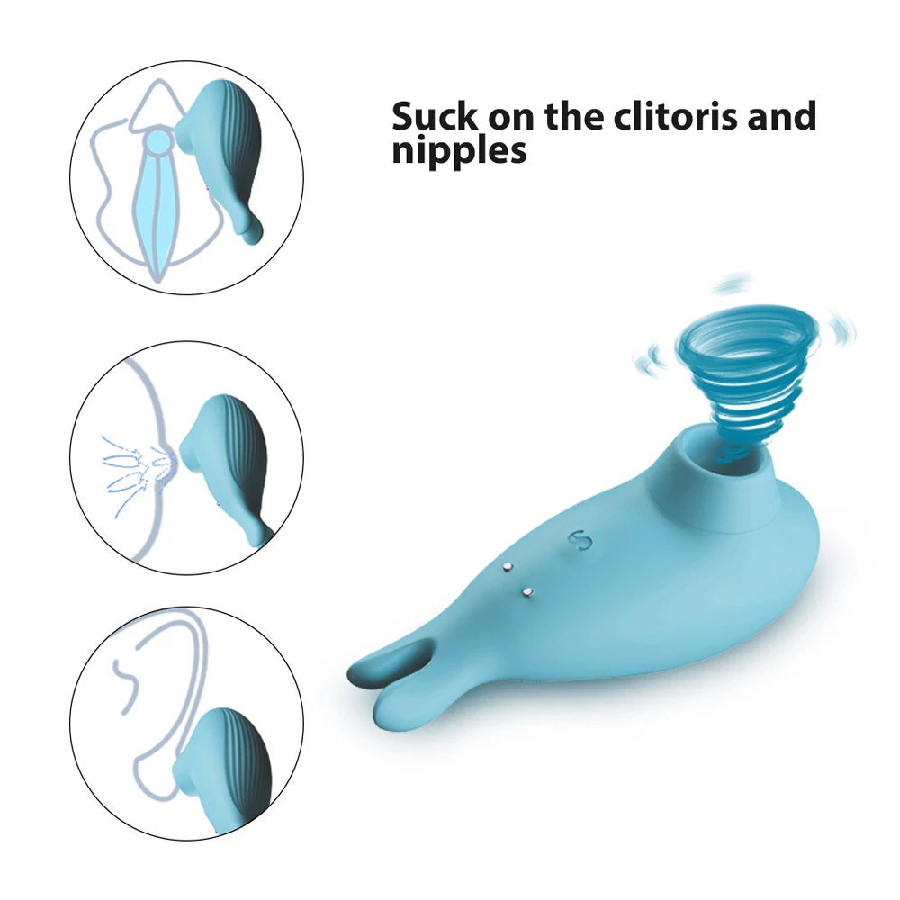 Saugnippelmassagegerät für Klitoris und Brustwarze