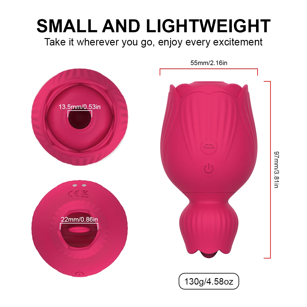 tiktok rose toy product size