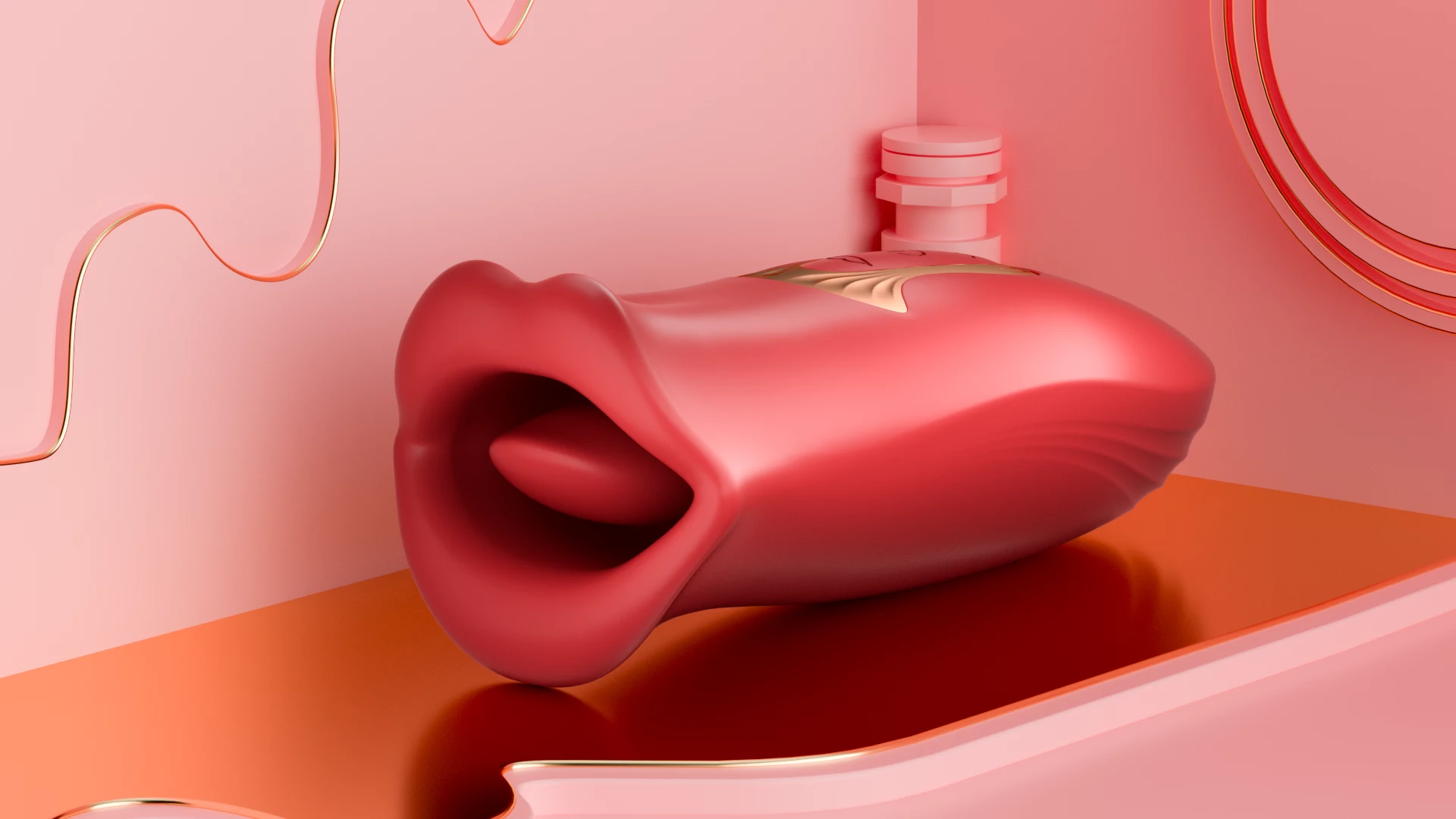 Starke Zunge lecken Vibratoren für Frauen Nippel Massager