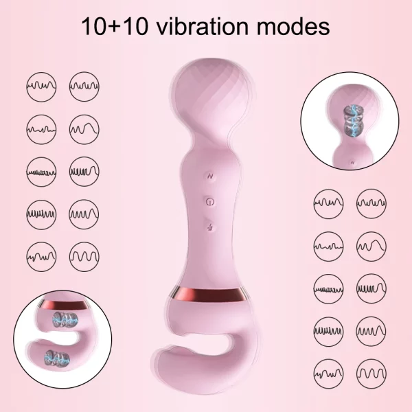 Vibrador varita G Spot 20 modos de vibración