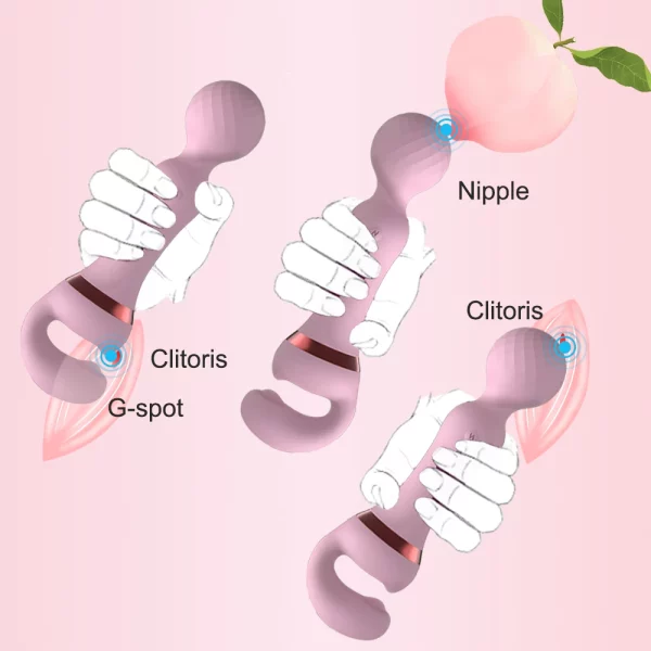Vibratore con bacchetta G Spot per capezzolo clitoride g spot
