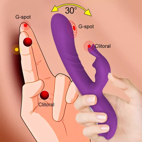 Vibrateur Jack Rabbit pour le point G et le clitoris