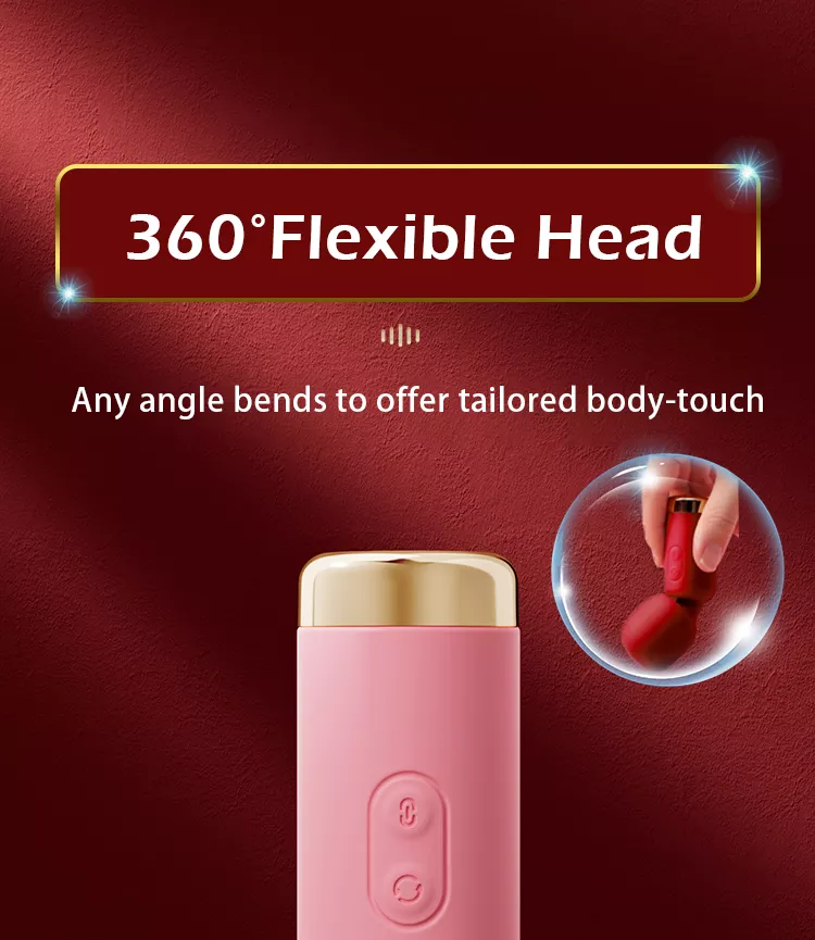 Magic Wand Massager bended head