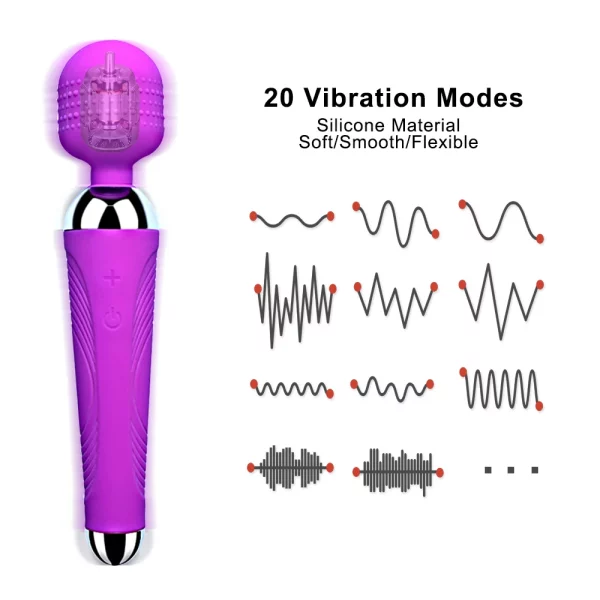 Toverstaf Vibrator 20 vibraties