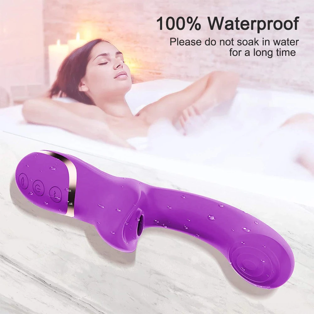 Klitoris saugendes Kaninchen Vibrator 100 Wasserdicht