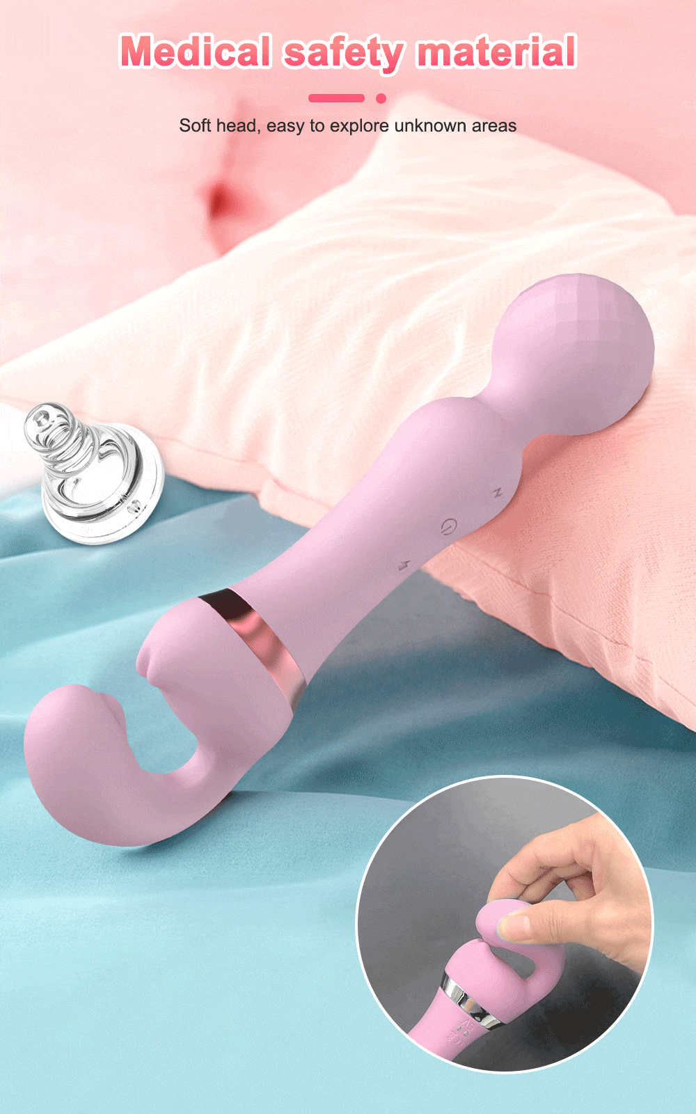 body wand vibrator medical safety material