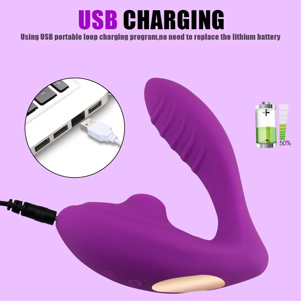 vibrateur point g courbe charge usb