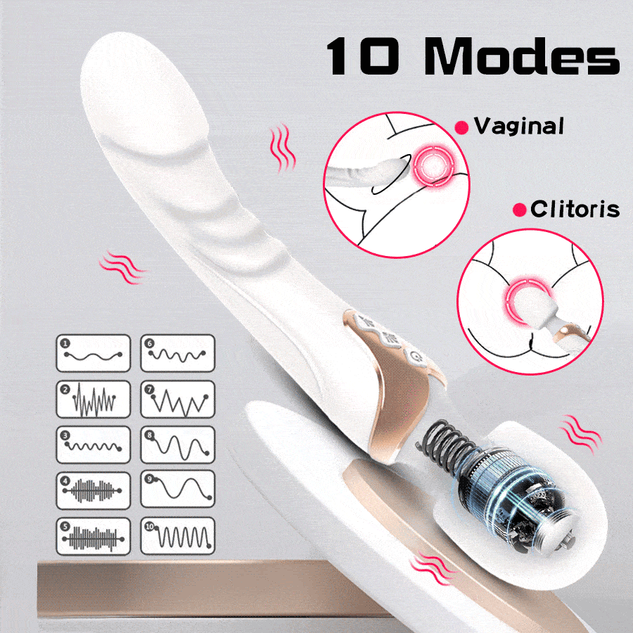 bacchetta magica giocattolo del sesso 10 modalità per clitoride e vagina