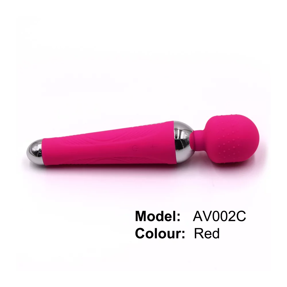 vibrador powful wand color rojo