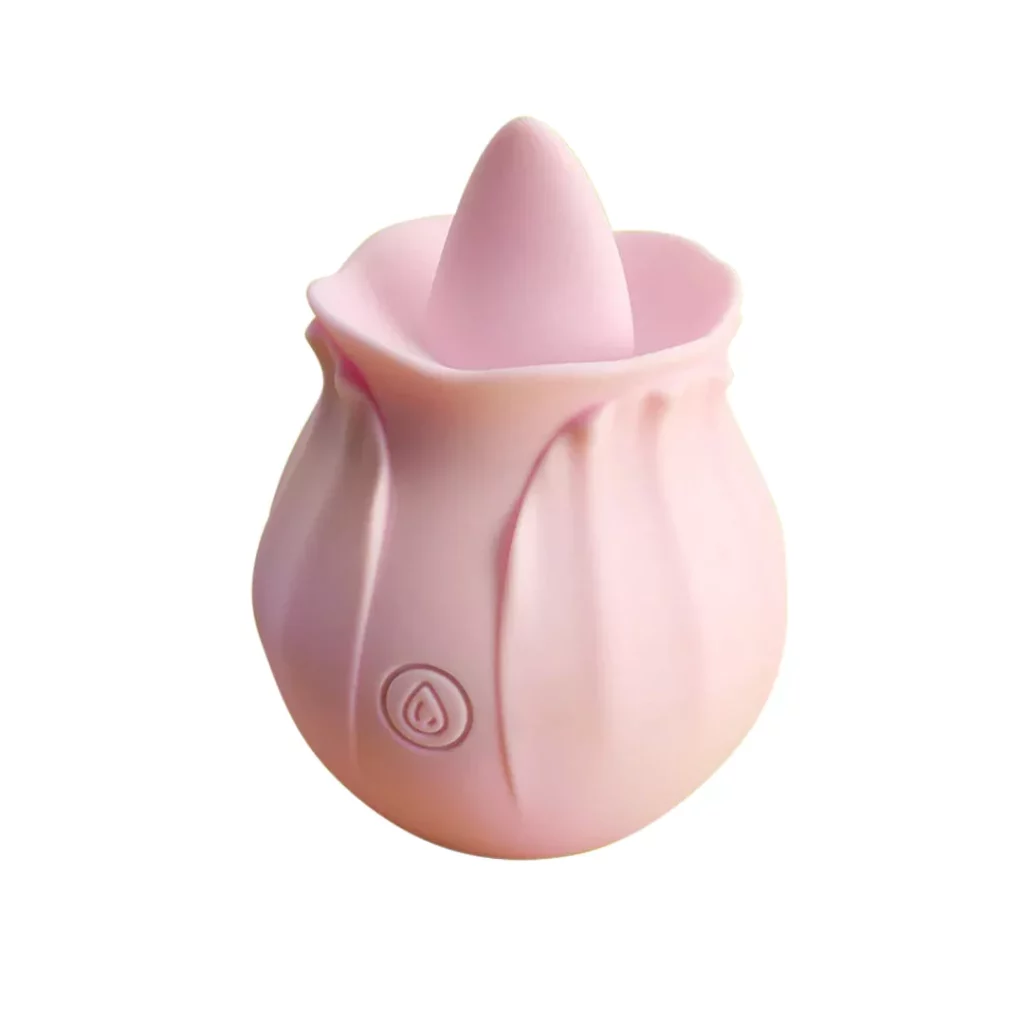 giocattolo rosa con lingua di colore rosa