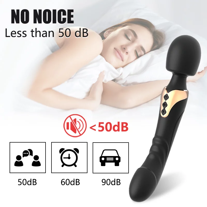 de originele toverstaf vibrator lawaai minder dan 50db