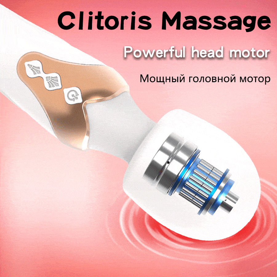 varita vibradora juguete sexual para masaje del clítoris potente motor de cabeza